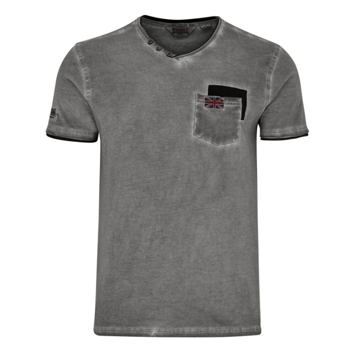 Abverkauf Lonsdale Galashiels Herren Slim Fit T-Shirt V-Neck XXL