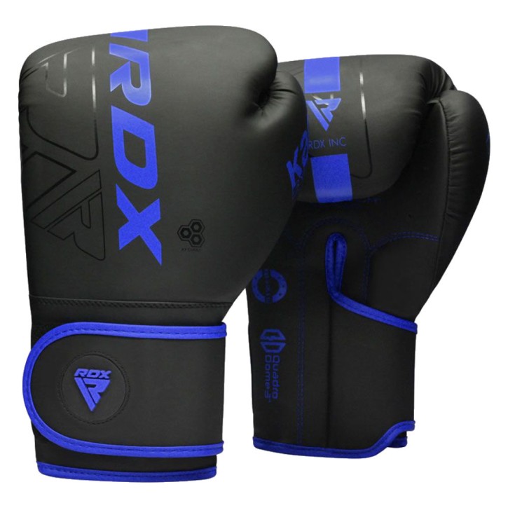 RDX Kara F6 Kids Boxing Gloves Black Blue