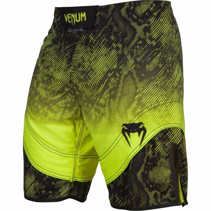 Abverkauf Venum Fusion Fight Shorts Black Yellow