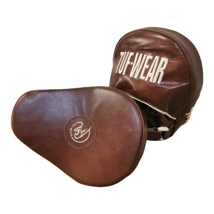 Tuf Wear Classic Mitts Curved Leather Brown