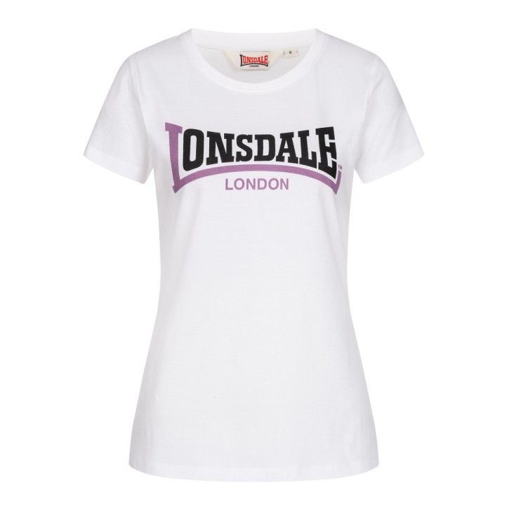 Lonsdale Achnavast Frauen T-Shirt Weiss
