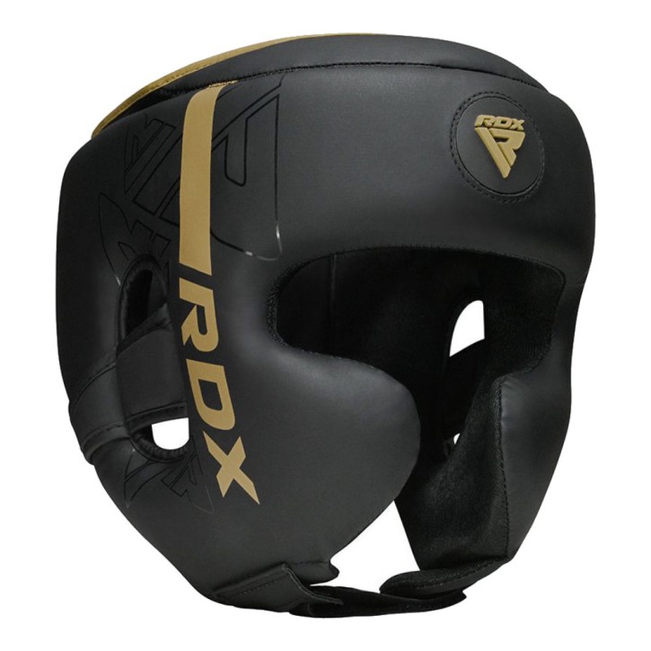 RDX Kara F6 Headguard Black Gold