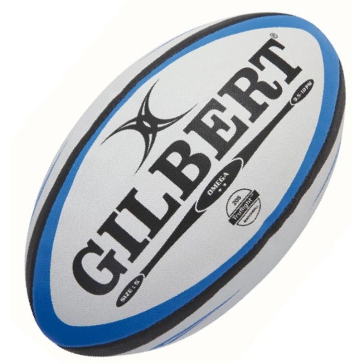 Gilbert Rugby Ball Omega Blue Blue Size 5