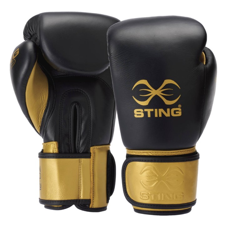 Sting Evolution Boxhandschuhe Schwarz Gold