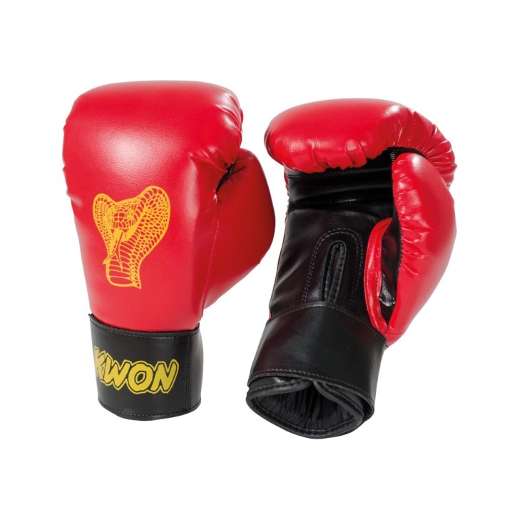 Kwon Kids Cobra 6oz Boxing Gloves Red