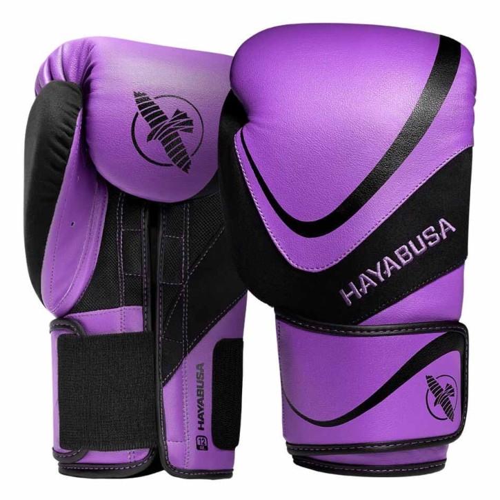 Hayabusa H5 Boxing Gloves Purple Black