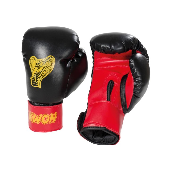 Kwon Kids Cobra 6oz Boxing Gloves Black