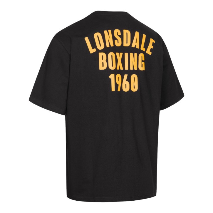 Lonsdale Eglinton Oversize T-Shirt Schwarz