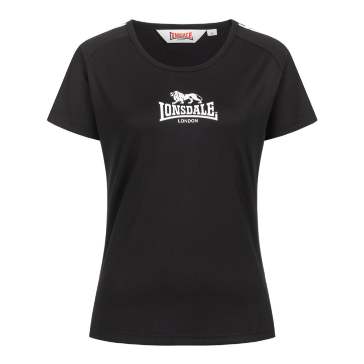 Lonsdale Halyard Frauen T-Shirt Schwarz