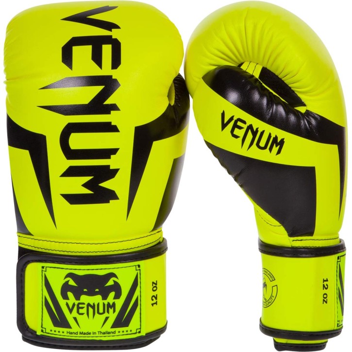 Venum Elite Boxing Gloves Yellow