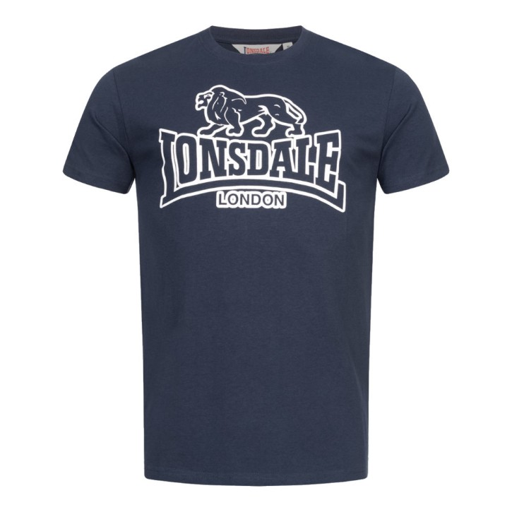 Lonsdale Allanfearn T-Shirt Grau Schwarz