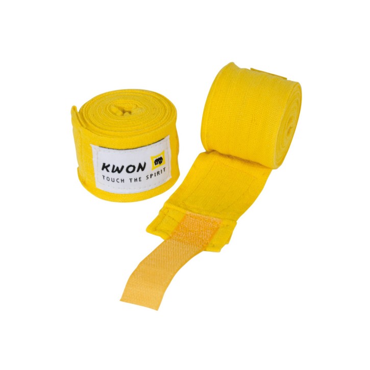 Kwon boxing bandages elastic 250cm Yellow