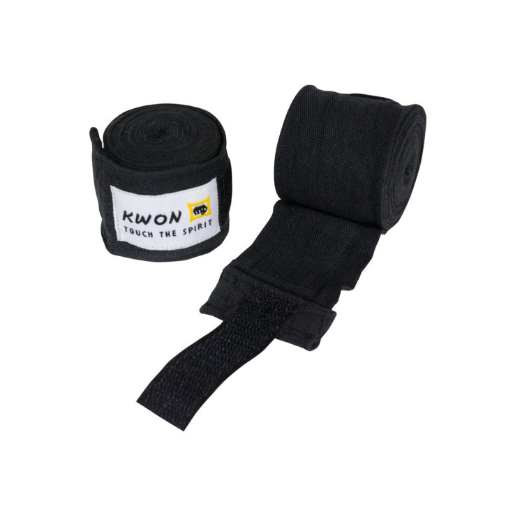 Kwon boxing bandages elastic 250cm Black