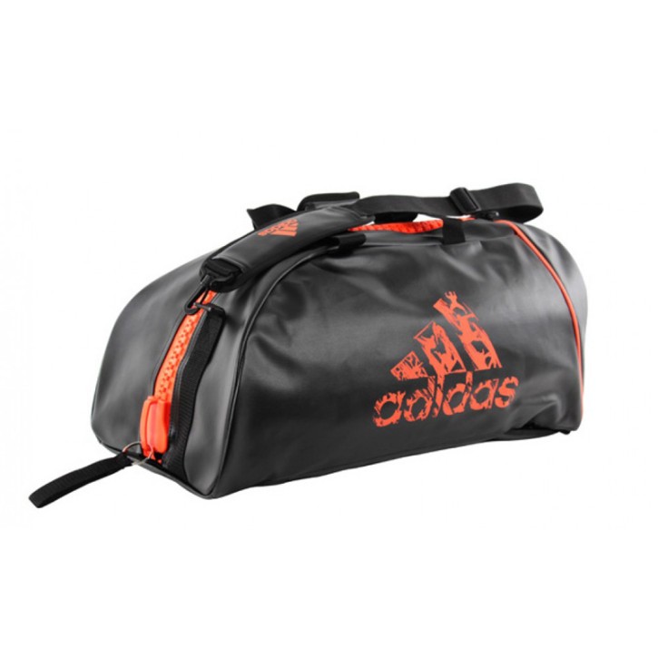 Abverkauf Adidas Training 2in1 Sporttasche Schwarz Solar Orange
