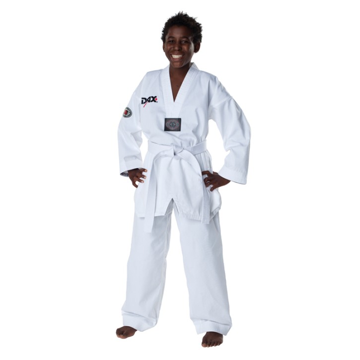 Abverkauf DAX Taekwondo Dobok Vision Kids Revers White