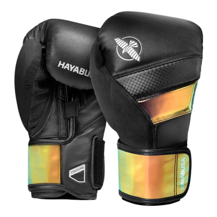 Hayabusa T3 Boxing Gloves Iridescent Black