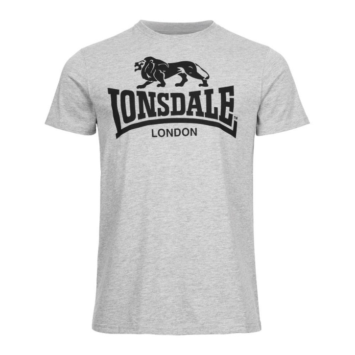 Lonsdale Logo T-Shirt Grau