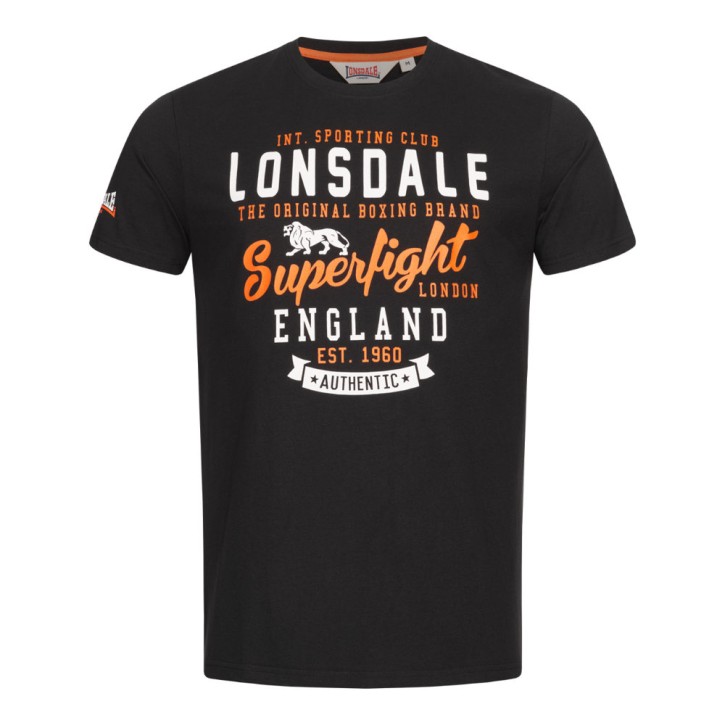 Lonsdale Tobermory T-Shirt Schwarz
