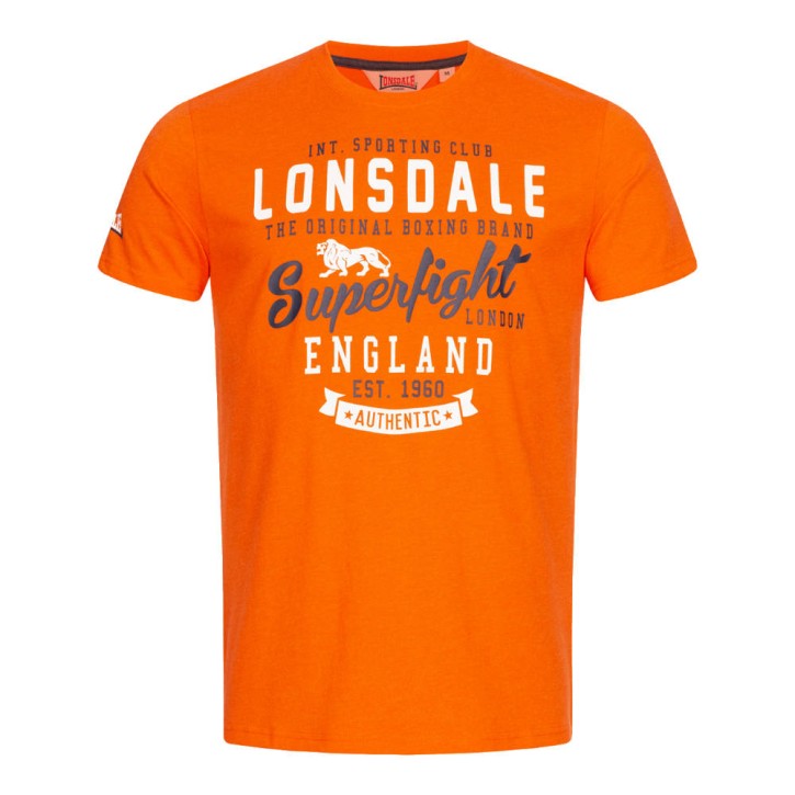 Lonsdale Tobermory T-Shirt Orange