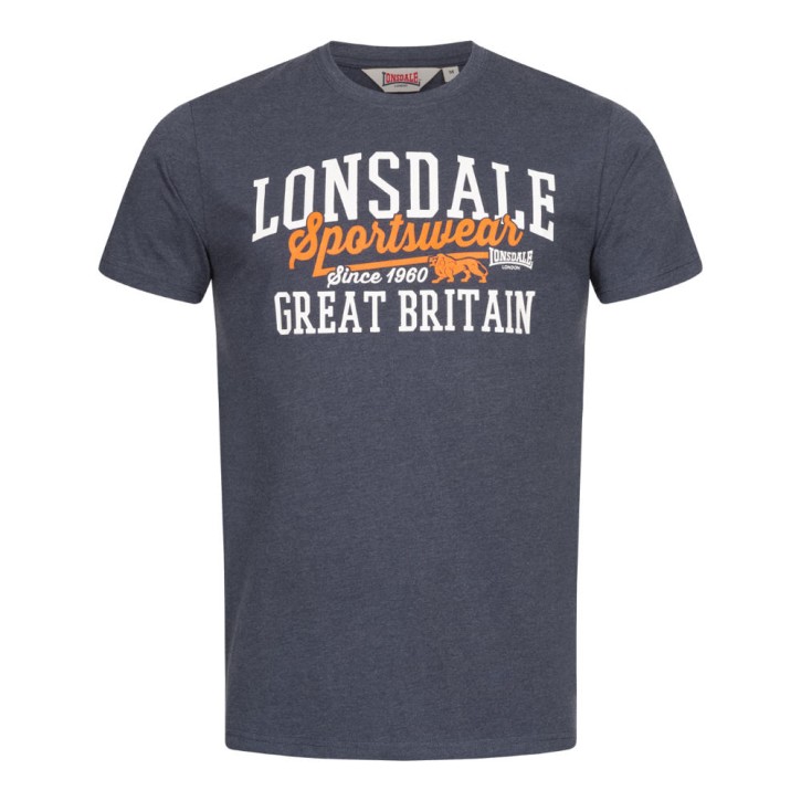 Lonsdale Dervaig T-Shirt Navy Blue