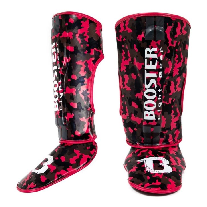 Booster Camo Pink Youth Shin Pads