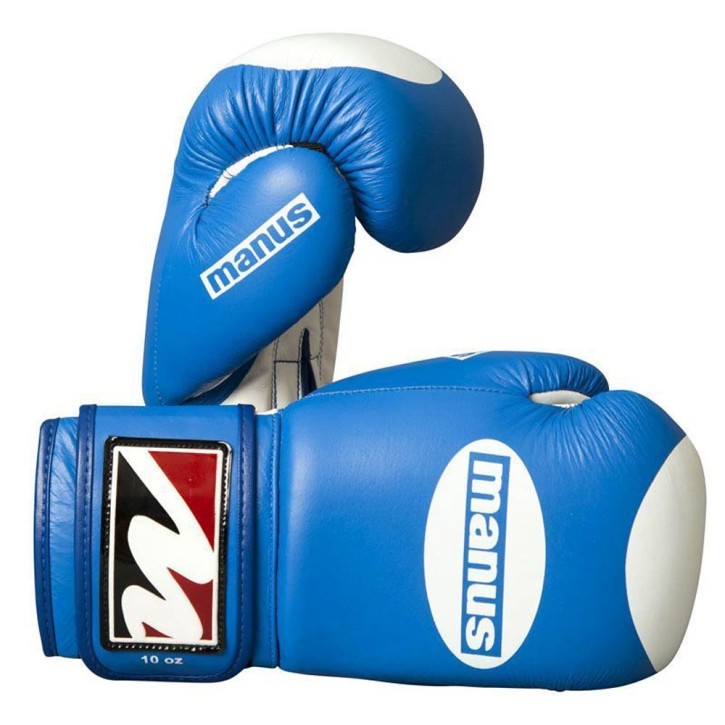 Manus Competition 10oz Boxhandschuhe Blue White