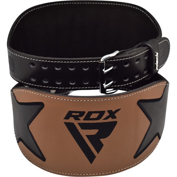 RDX Weightlifting Belt EMBROIDERY 6Inch Black
