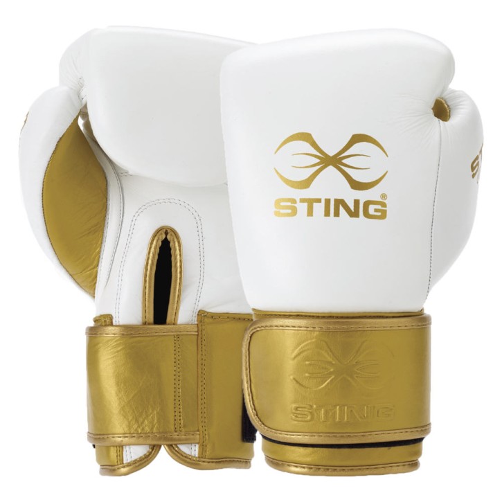 Sting Evolution Boxhandschuhe Weiss Gold