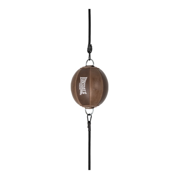 Lonsdale Vintage Double End Ball Leather Brown