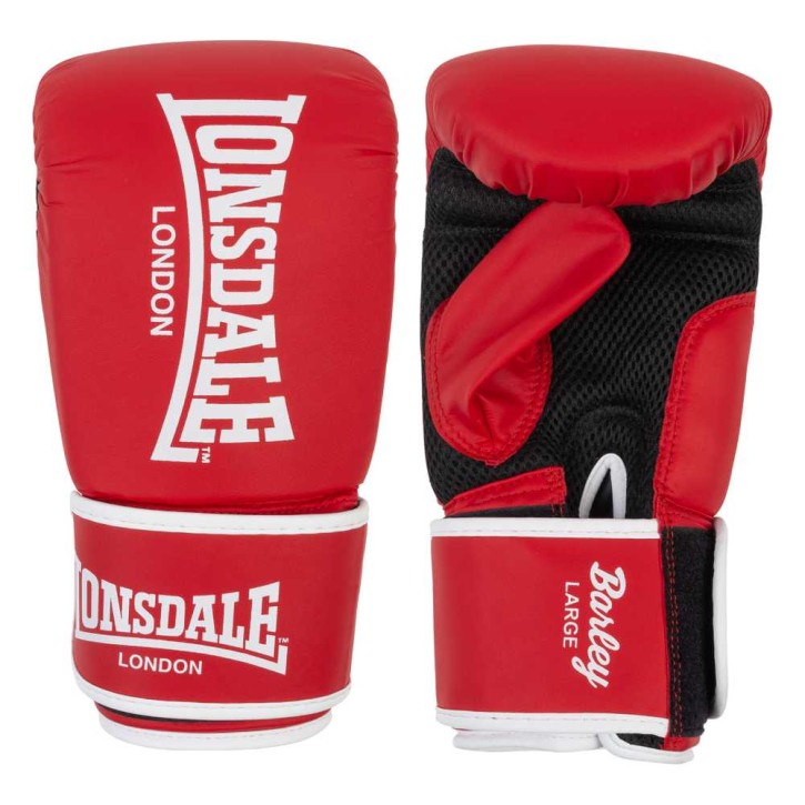 Lonsdale Barley Boxing Gloves Red