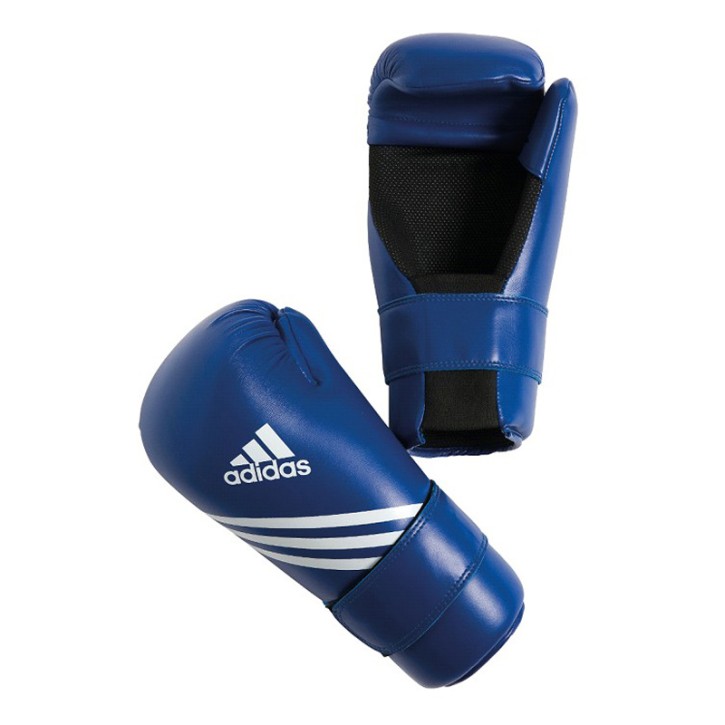 Sale Adidas Semi and Light Contact Gloves Blue XL