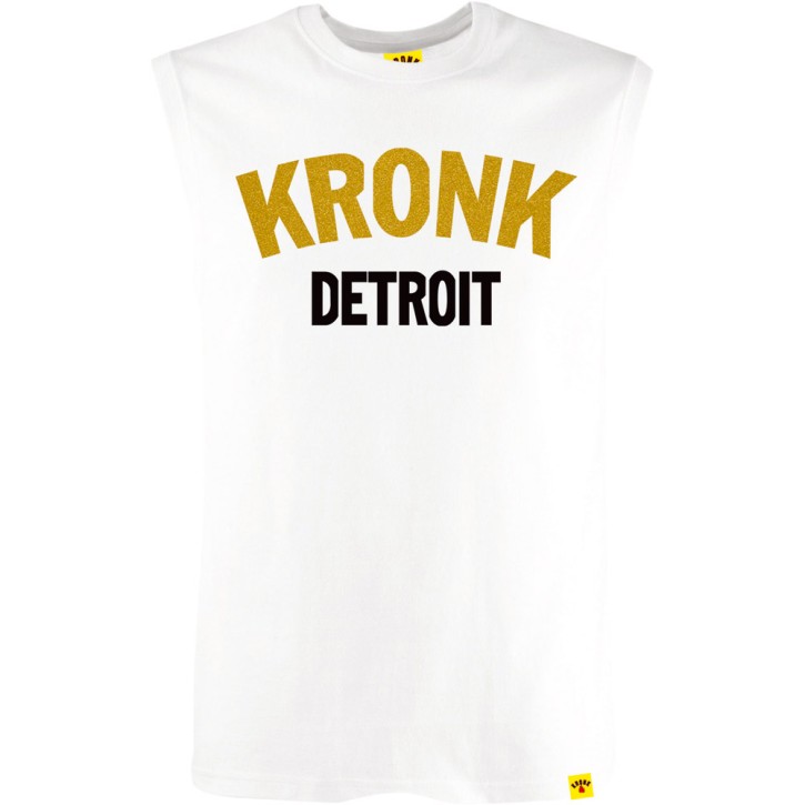 Kronk Two Colour Detroit SL T-Shirt White