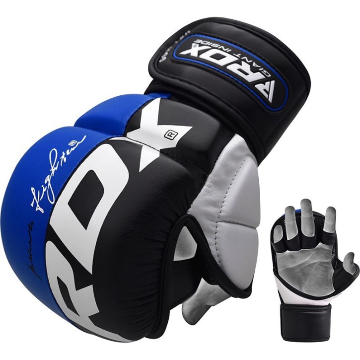 RDX T6 MMA Sparring Handschuhe Blau