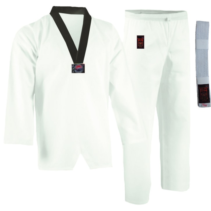 Taekwondo Anzug WTF Modell DAN Mit Druck White