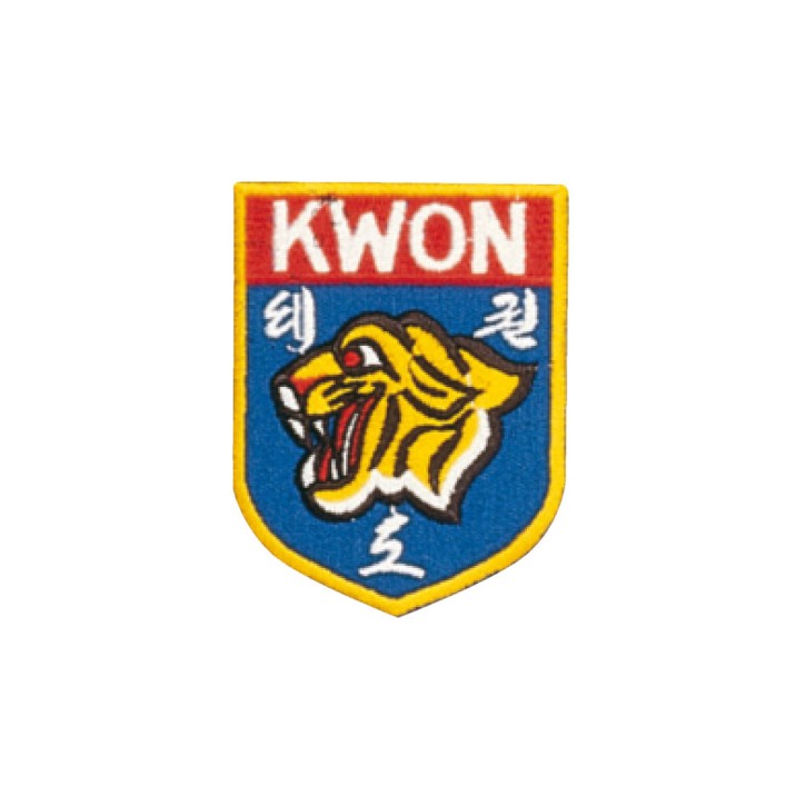 Kwon Stickabzeichen Tigerkopf