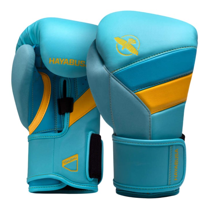 Hayabusa T3 Boxing Gloves Blue Yellow