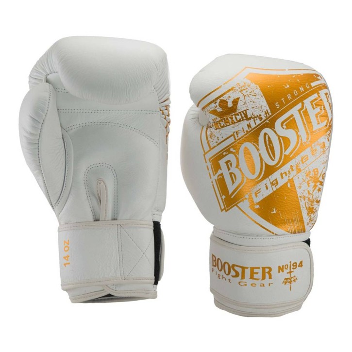 Booster boxing gloves Pro Shield 1 White Gold