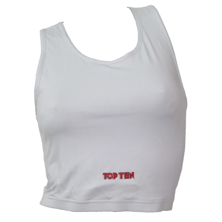 Top Ten Damen Brustschutz Maxi mit Einlage White