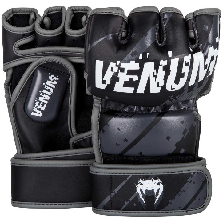 Venum Pixel MMA Gloves Black Grey