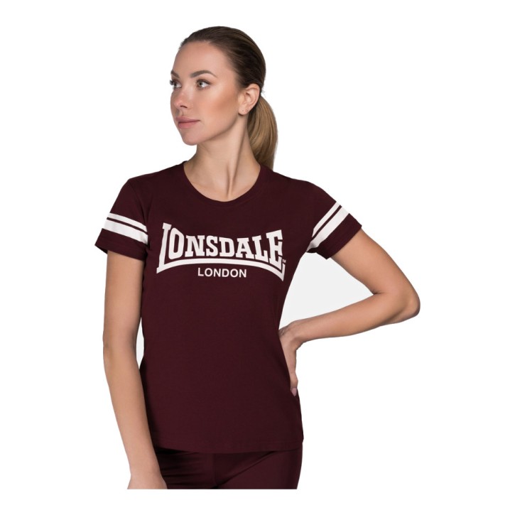 Lonsdale Killegray Women's Oxblood T-Shirt