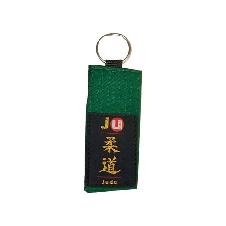 Ju-Sports Key Ring Belt Judo Green