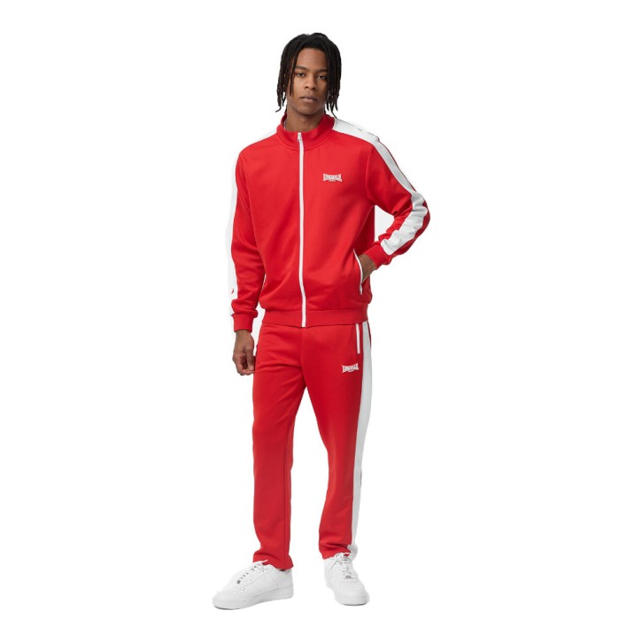 Lonsdale Manhay Tracksuit Red