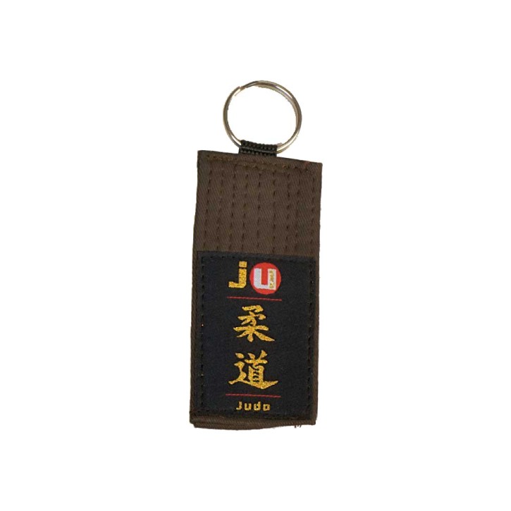 Ju-Sports keychain belt judo brown