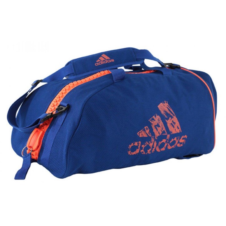 Abverkauf Adidas Judogi 2in1 Sporttasche Blau Orange