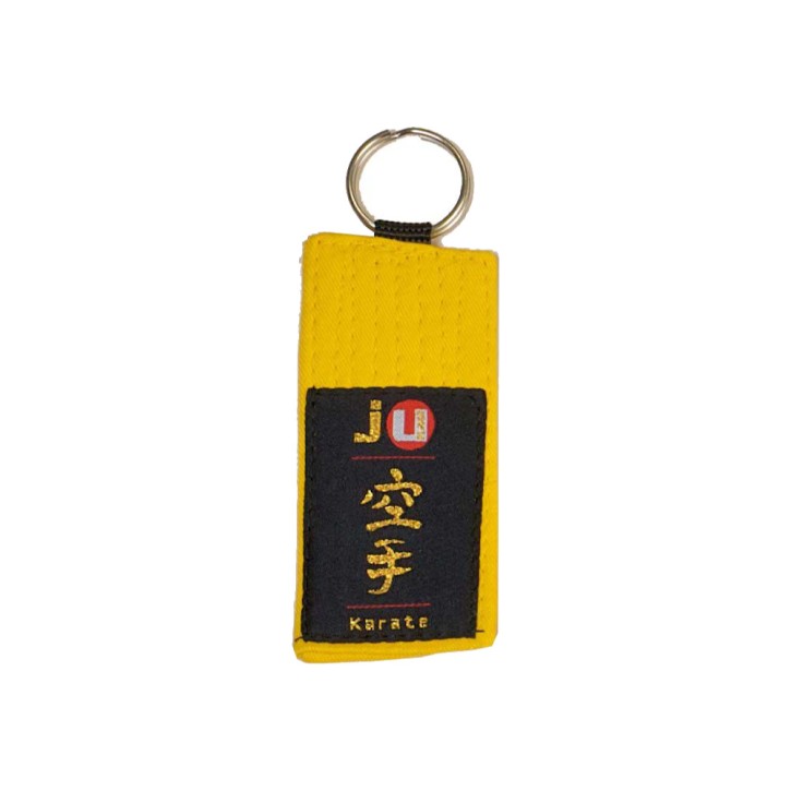Ju-Sports keychain belt karate yellow