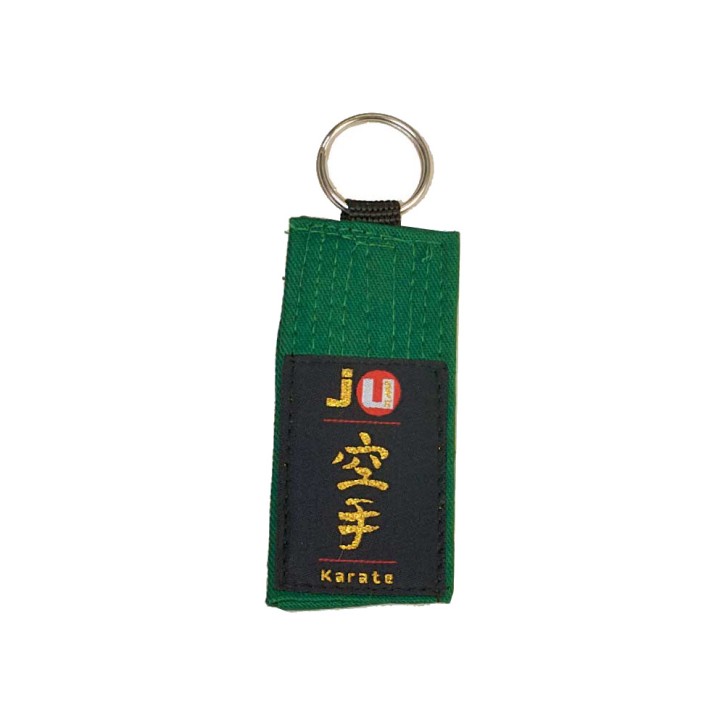 Ju-Sports keychain belt karate green