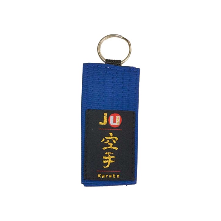 Ju-Sports Schlüsselanhänger Gürtel Karate Blau