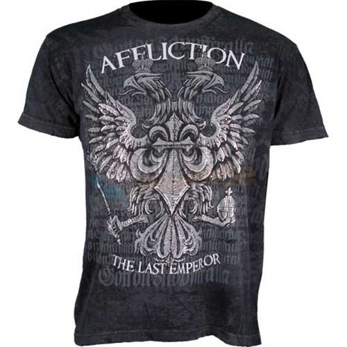 Abverkauf Affliction Fedor Warbird T-Shirt Black