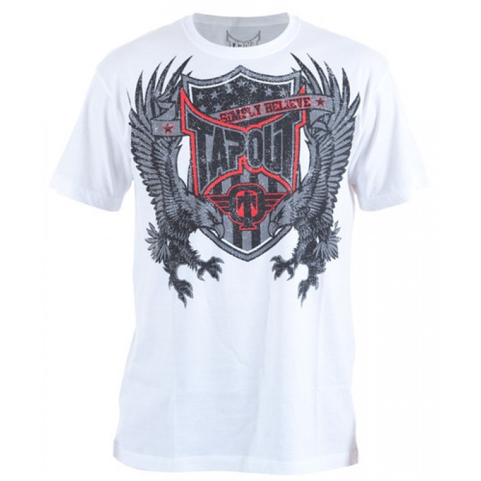 Sale TAPOUT Eagle Warrior T Shirt white