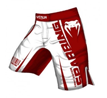 Abverkauf Venum Sparring Fightshorts red and white